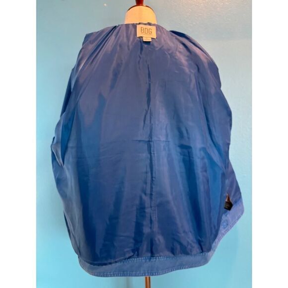 NEW BDG Urban Outfitters Jacket 100% Cotton Canvas Fully Lined Pockets Blue L - Picture 6 of 9